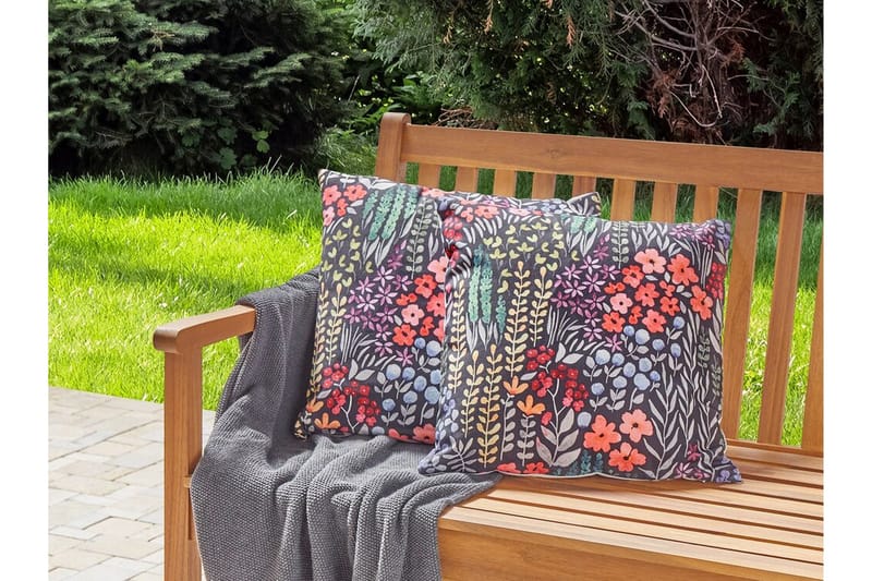 Sylvan Lake Utomhuskudde 45x45 cm - Svart - Textil & mattor - Filtar, kuddar & plädar - Utekudde