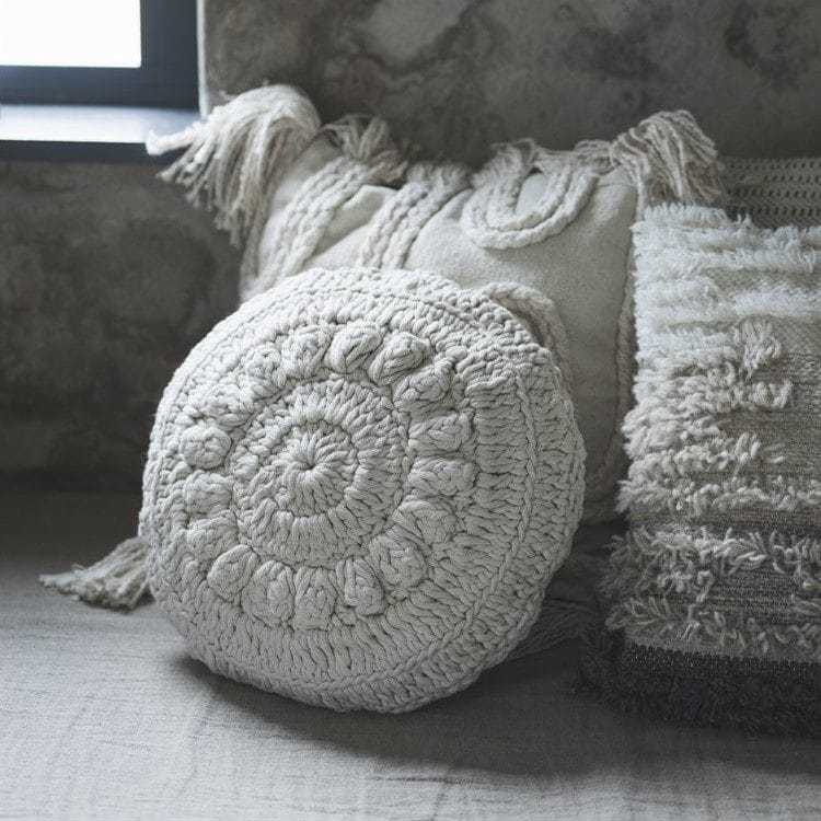 Tinny kudde Ø 40 cm - Offwhite - Offwhite - Textil & mattor - Filtar, kuddar & plädar - Prydnadskudde & kuddfodral