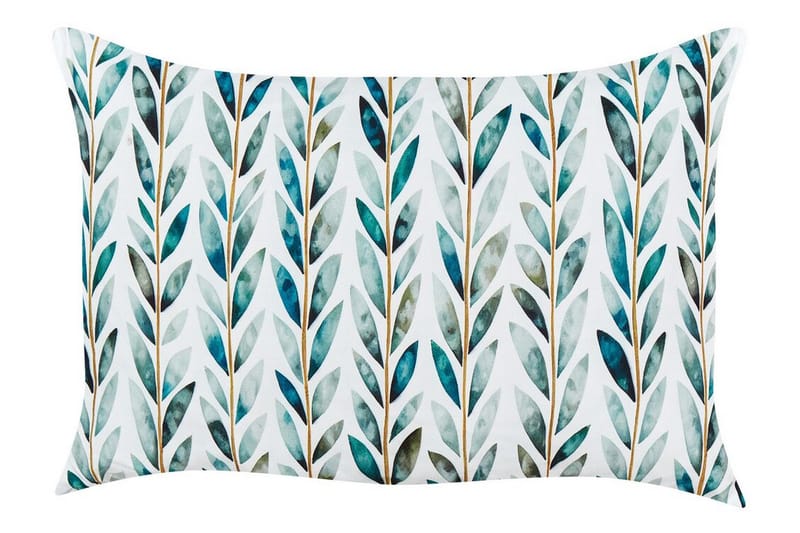 Tricase Utomhuskudde 42x60 cm - Vit/Grön - Textil & mattor - Filtar, kuddar & plädar - Utekudde