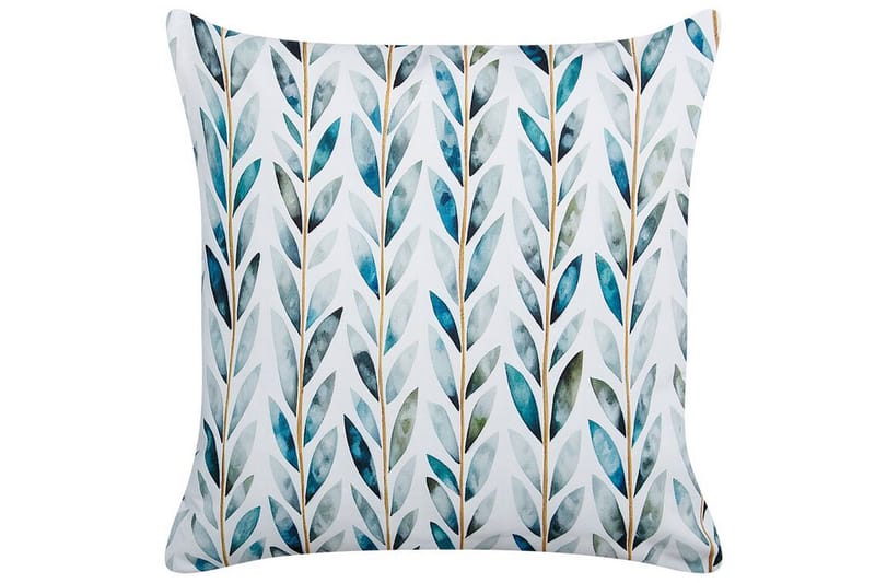 Tricase Utomhuskudde 45x45 cm 2 st - Vit/Grön - Textil & mattor - Filtar, kuddar & plädar - Utekudde