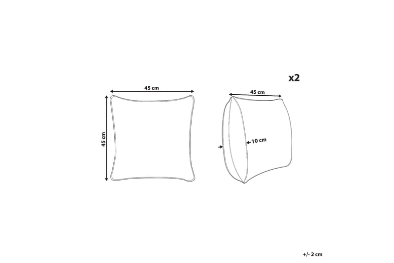 Unity Utomhuskudde 45x45 cm - Vit - Textil & mattor - Filtar, kuddar & plädar - Utekudde