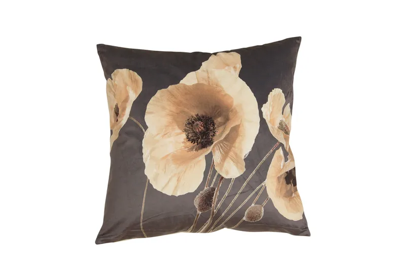 Vallmo Kuddfodral 48x48 cm - Lin - Textil & mattor - Filtar, kuddar & plädar - Prydnadskudde & kuddfodral