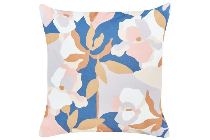 Vernole Utomhuskudde 45x45 cm, Vit/Blå/Rosa