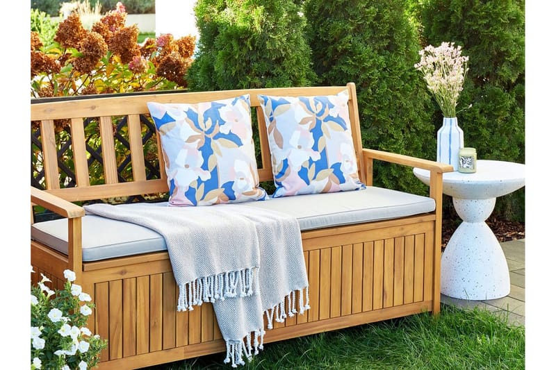 Vernole Utomhuskudde 45x45 cm - Vit/Blå/Rosa - Textil & mattor - Filtar, kuddar & plädar - Utekudde