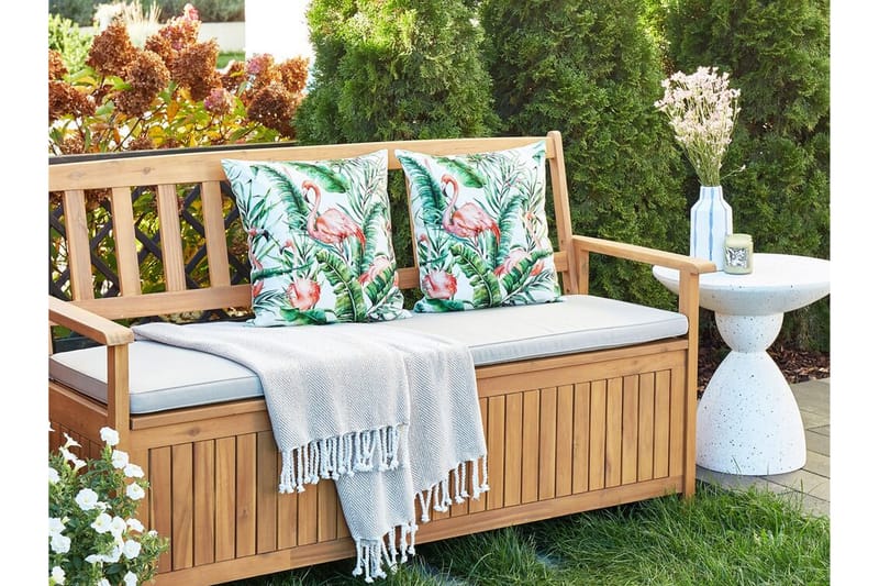 Visper Utomhuskudde 45x45 cm - Vit/Grön/Rosa - Textil & mattor - Filtar, kuddar & plädar - Utekudde