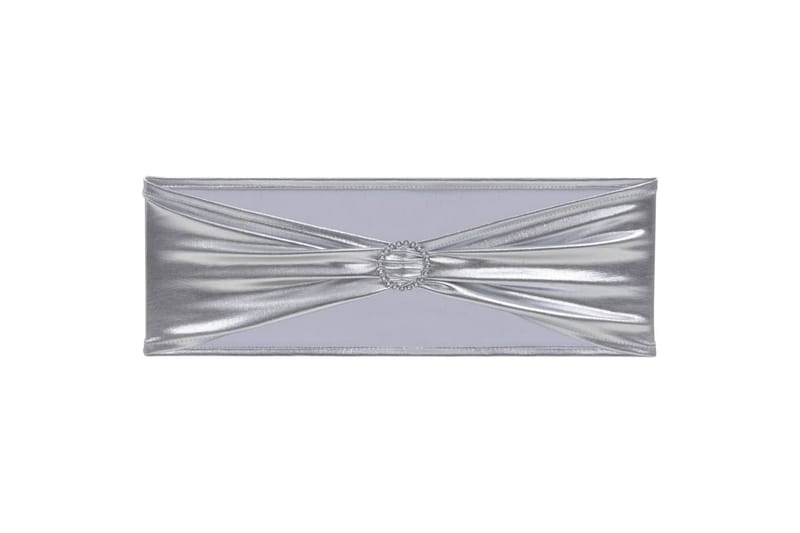 25 st stolsband stretch diamantspänne silver - Silver - Stolsöverdrag - Möbelöverdrag