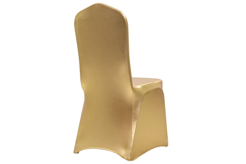 6 st stolsöverdrag stretch guld - Guld - Textil & mattor - Möbeltextil - Möbelöverdrag - Stolsöverdrag