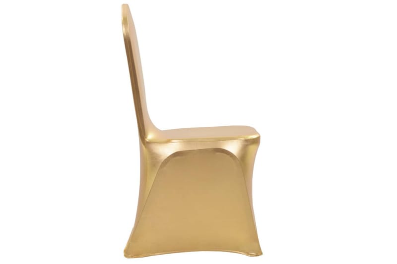 6 st stolsöverdrag stretch guld - Guld - Textil & mattor - Möbeltextil - Möbelöverdrag - Stolsöverdrag