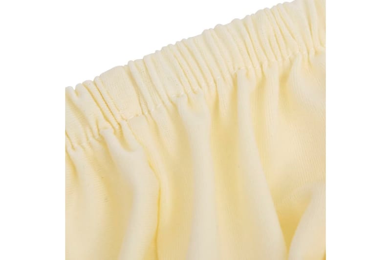 beBasic Sofföverdrag med stretch gräddvit polyesterjersey - Kräm - Textil & mattor - Möbeltextil - Möbelöverdrag - Sofföverdrag