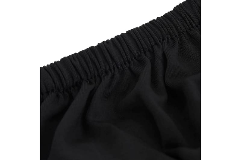beBasic Sofföverdrag med stretch svart polyesterjersey - Black - Sofföverdrag - Möbelöverdrag