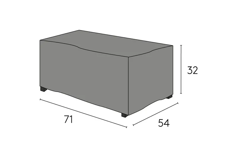 Möbelskydd Fotpall Hillerstorp Kungshult Svart, undefined