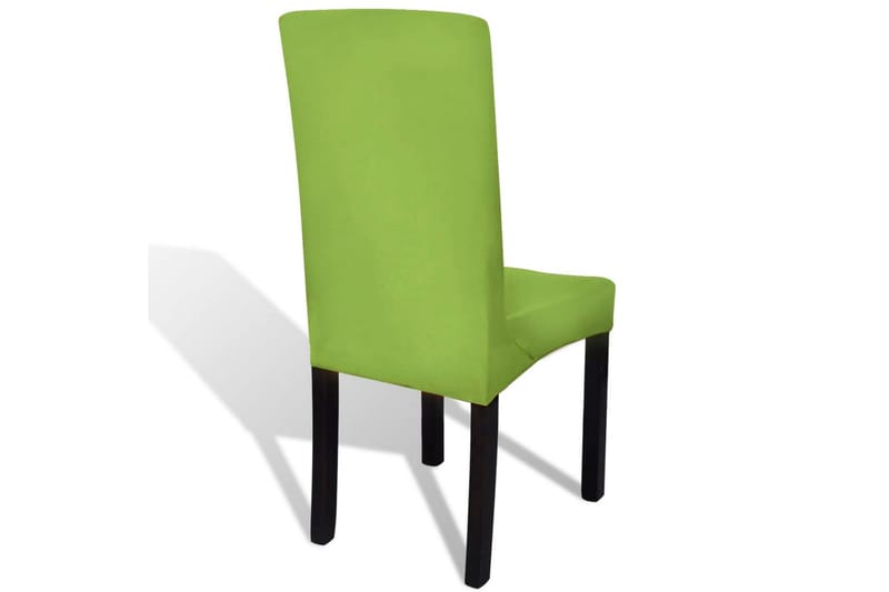 Rakt elastiskt stolsöverdrag 4 st grön - Grön - Stolsöverdrag - Möbelöverdrag