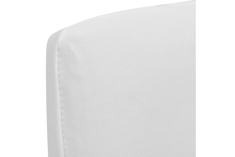 Rakt elastiskt stolsöverdrag 4 st vit - Vit - Textil & mattor - Möbeltextil - Möbelöverdrag - Stolsöverdrag
