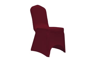 Stolklädsel Stretch Burgundy 6-pack