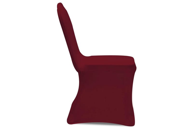 Stolklädsel Stretch Burgundy 6-pack - Vinröd - Stolsöverdrag - Möbelöverdrag