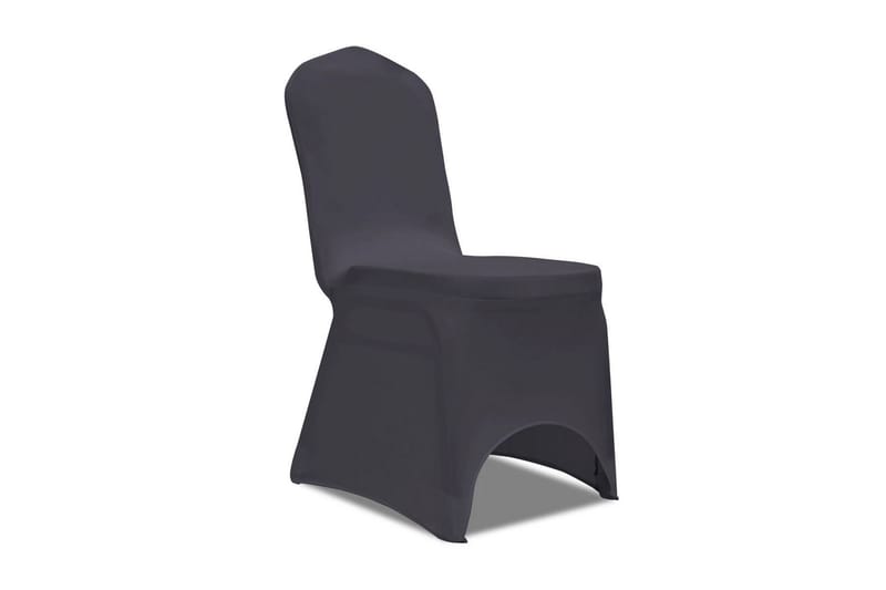 Stolsöverdrag 6 st antracit - Antracit - Textil & mattor - Möbeltextil - Möbelöverdrag - Stolsöverdrag