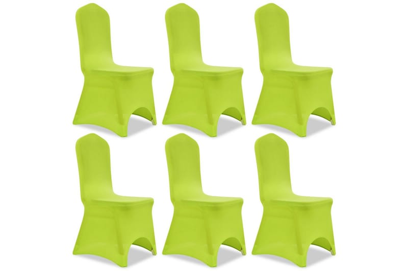 Stolsöverdrag 6 st grön - Grön - Textil & mattor - Möbeltextil - Möbelöverdrag - Stolsöverdrag