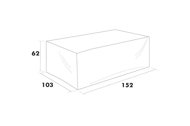 Möbelskydd Soffa Hillerstorp Kungshult 2-sits Svart, undefined