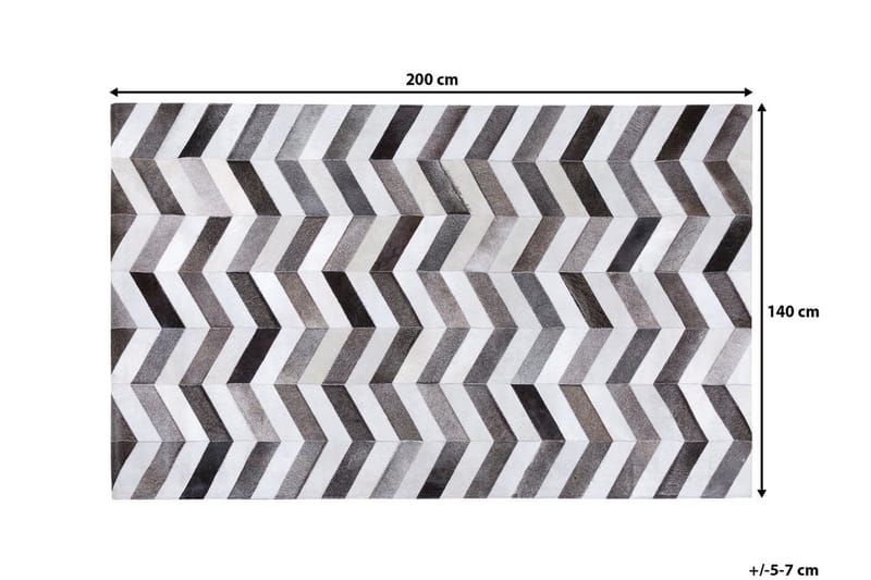Aksaz Matta 140|200 cm - Grå - Textil & mattor - Mattor