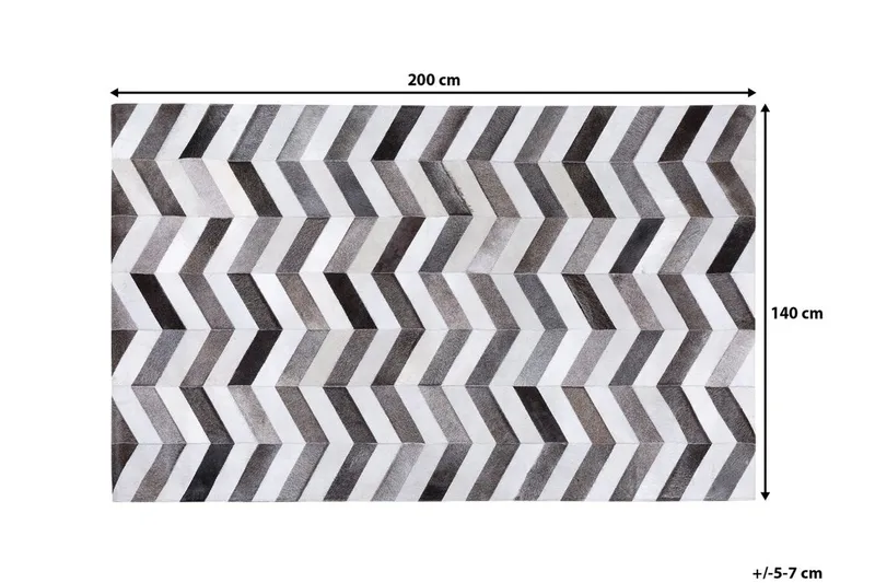 Aksaz Matta 140|200 cm - Grå - Textil & mattor - Mattor - Fällar & skinnmattor