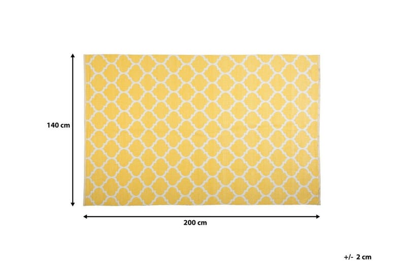 Aksu Matta 140|200 cm - Gul - Textil & mattor - Mattor