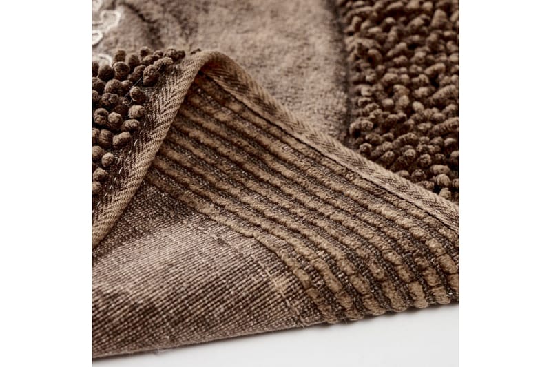 Badrumsmatta Parmood Badrumsmatta 60x100 cm Rektangulär Brun - Textil & mattor - Mattor - Badrumsmatta