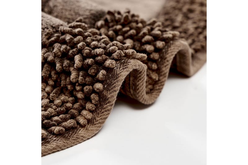 Badrumsmatta Parmood Badrumsmatta 60x100 cm Rektangulär Brun - Textil & mattor - Mattor - Badrumsmatta