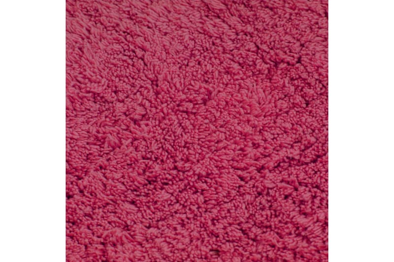 Badrumsmattor 2 st tyg fuchsia - Rosa - Textil & mattor - Mattor - Badrumsmatta