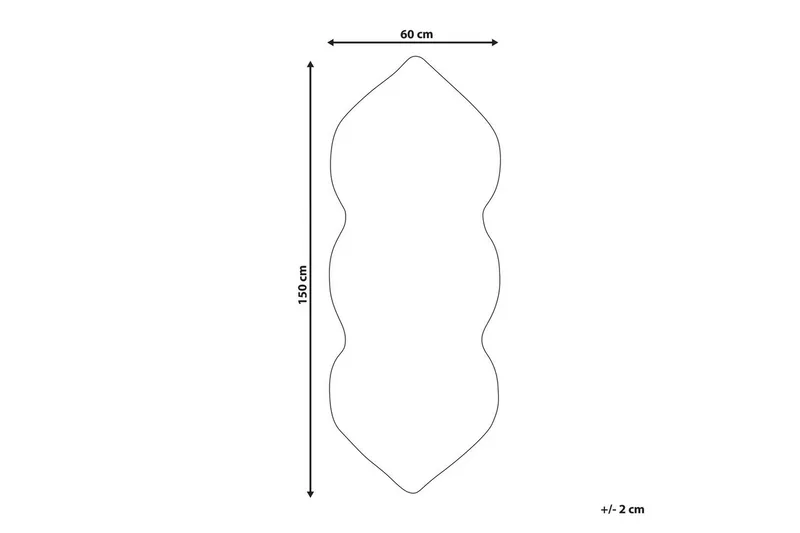 Badrumsmatta Canbar - Blå, Vit - Textil & mattor - Mattor - Badrumsmatta