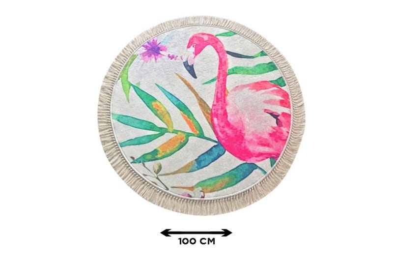 Chilai Home Badmatta 100 Rund - Multi - Textil & mattor - Mattor - Badrumsmatta