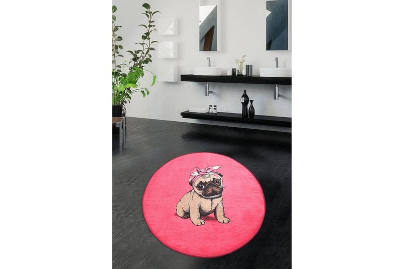 Chilai Home Badmatta 100 Rund - Multi - Textil & mattor - Mattor - Badrumsmatta