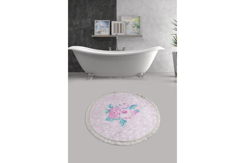 Chilai Home Badmatta 100 Rund - Multi - Textil & mattor - Mattor - Badrumsmatta