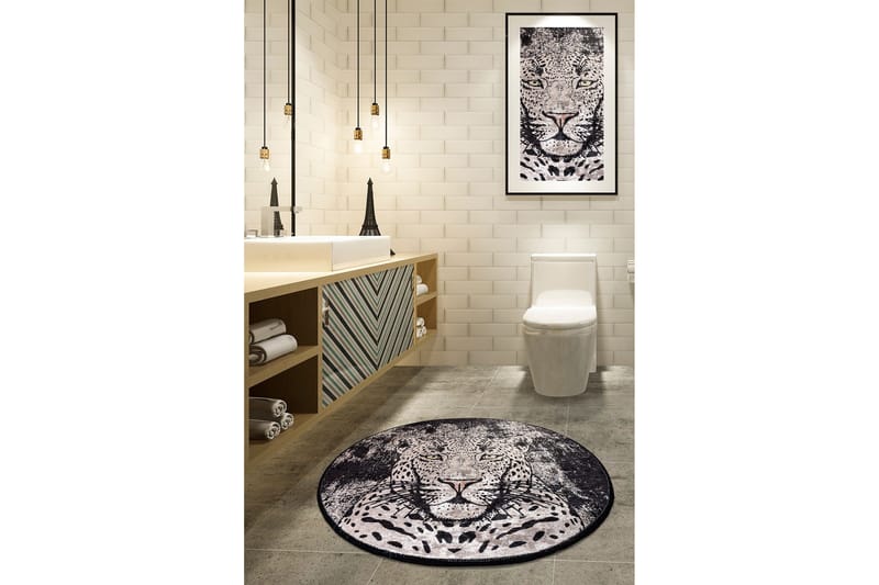 Chilai Home Badmatta 100 Rund - Multi - Textil & mattor - Mattor - Badrumsmatta