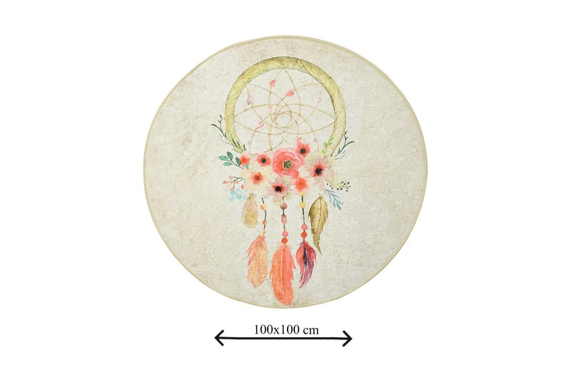 Chilai Home Badmatta 100 Rund - Multi - Textil & mattor - Mattor - Badrumsmatta