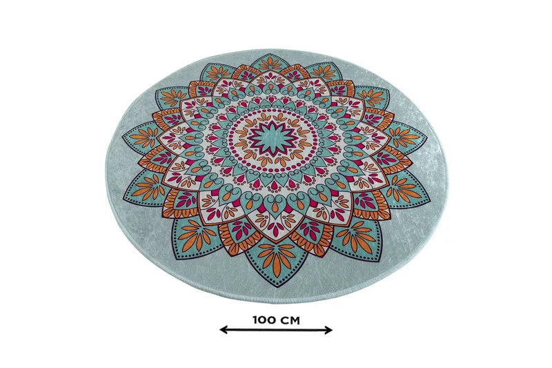 Chilai Home Badmatta 100 Rund - Multi - Textil & mattor - Mattor - Badrumsmatta