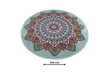 Chilai Home Badmatta 100 Rund - Multi - Textil & mattor - Mattor - Badrumsmatta