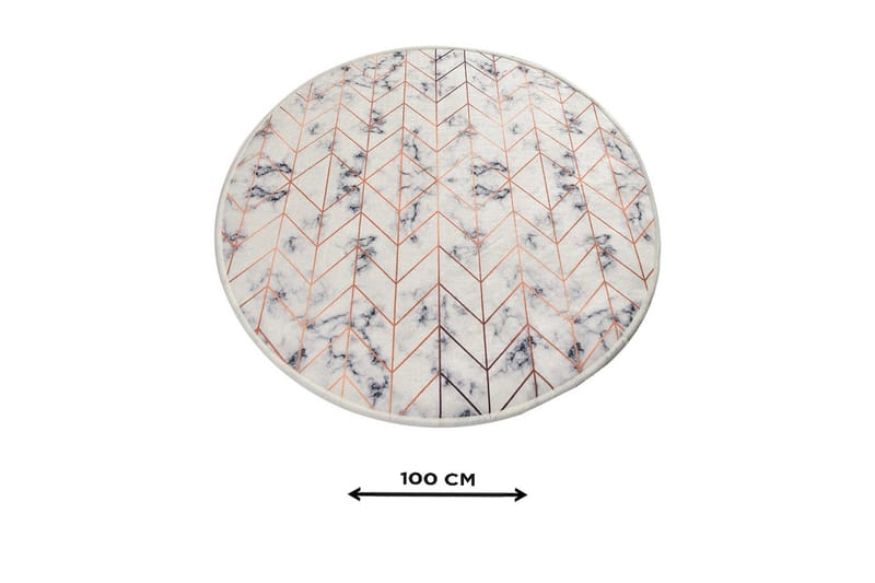 Chilai Home Badmatta 100 Rund - Multi - Textil & mattor - Mattor - Badrumsmatta