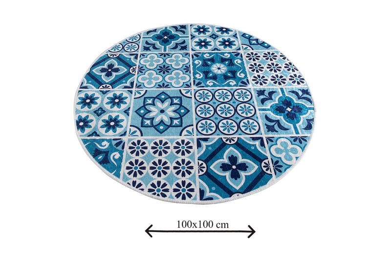 Chilai Home Badmatta 100 Rund - Multi - Textil & mattor - Mattor - Badrumsmatta