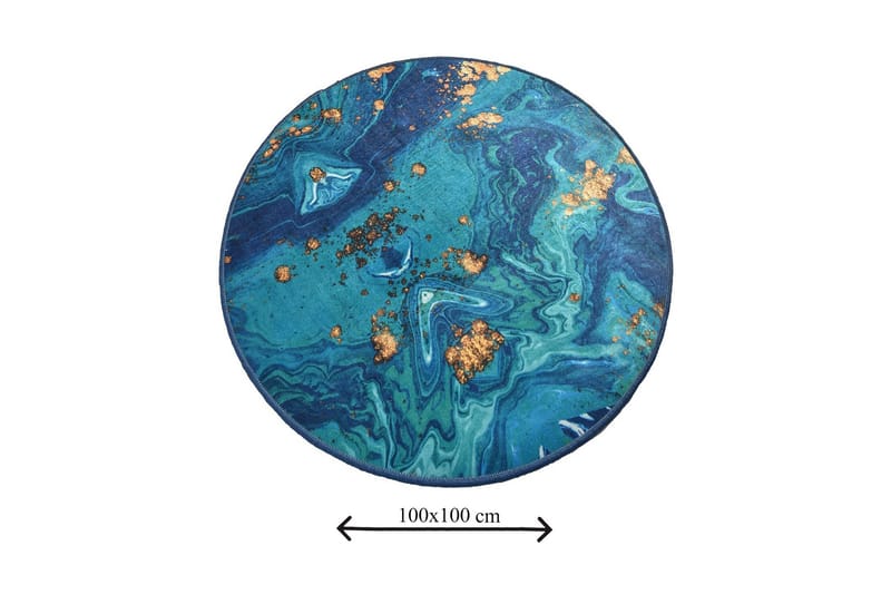 Chilai Home Badmatta 100 Rund - Multi - Textil & mattor - Mattor - Badrumsmatta