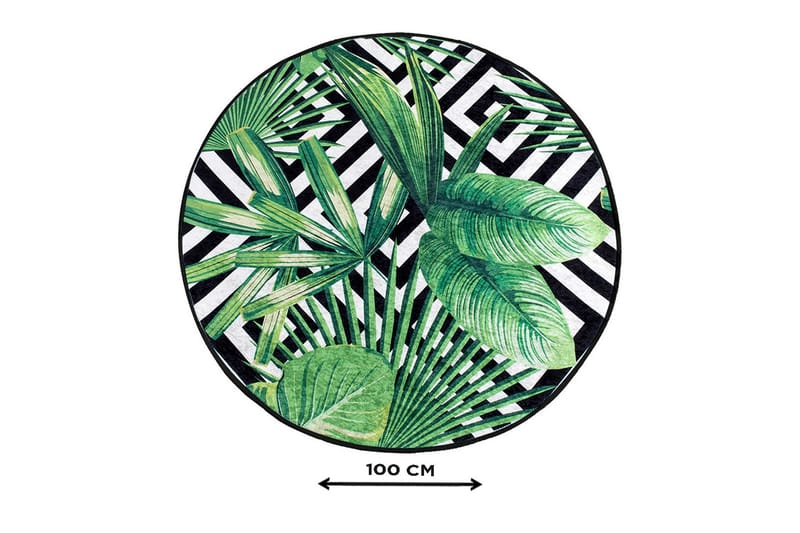 Chilai Home Badmatta 100 Rund - Multi - Textil & mattor - Mattor - Badrumsmatta