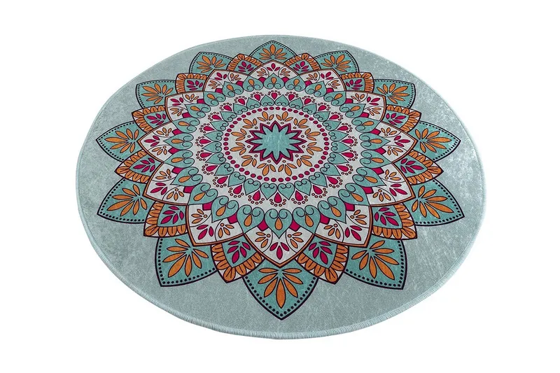 Chilai Home Badmatta 100 Rund - Multi - Textil & mattor - Mattor - Badrumsmatta