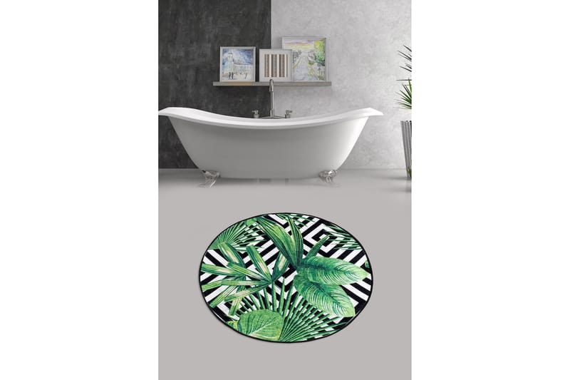 Chilai Home Badmatta 100 Rund - Multi - Textil & mattor - Mattor - Badrumsmatta