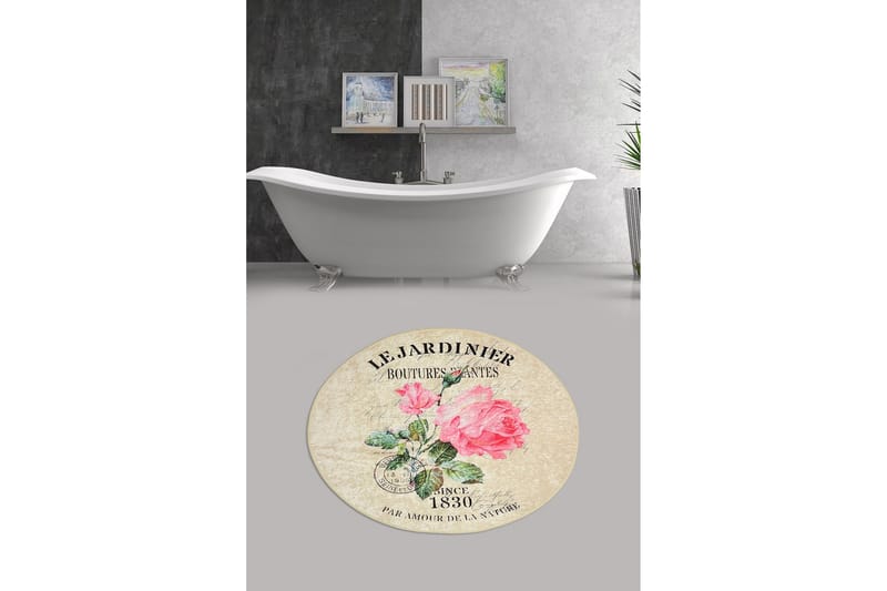 Chilai Home Badmatta 100 Rund - Multi - Textil & mattor - Mattor - Badrumsmatta