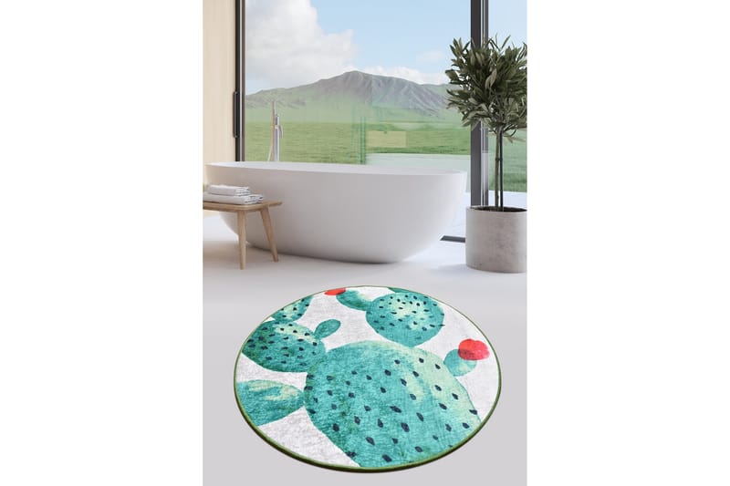 Chilai Home Badmatta 100 Rund - Multi - Textil & mattor - Mattor - Badrumsmatta