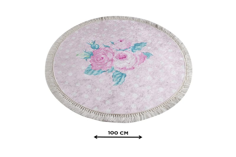 Chilai Home Badmatta 100 Rund - Multi - Textil & mattor - Mattor - Badrumsmatta