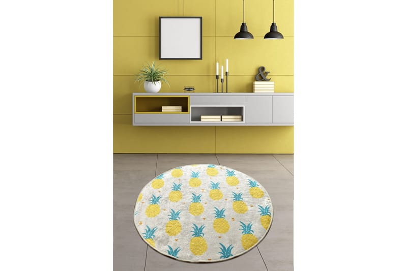 Chilai Home Badmatta 100 Rund - Multi - Textil & mattor - Mattor - Badrumsmatta