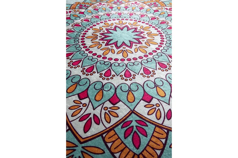 Chilai Home Badmatta 100 Rund - Multi - Textil & mattor - Mattor - Badrumsmatta