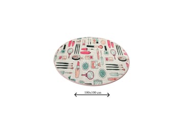 Chilai Home Badmatta 100 Rund - Multi - Textil & mattor - Mattor - Badrumsmatta