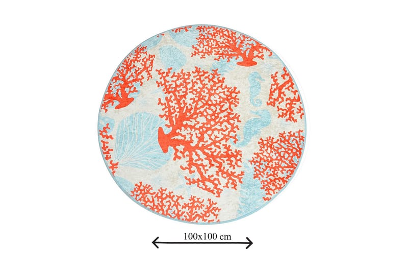 Chilai Home Badmatta 100 Rund - Multi - Textil & mattor - Mattor - Badrumsmatta