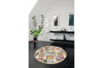 Chilai Home Badmatta 100 Rund - Multi - Textil & mattor - Mattor - Badrumsmatta